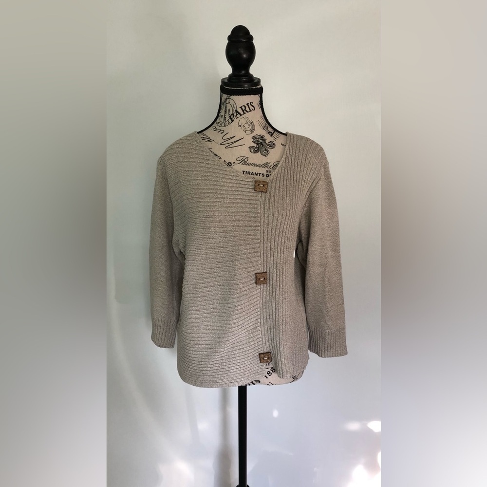 Orvis Sweater ladies large oatmeal colour